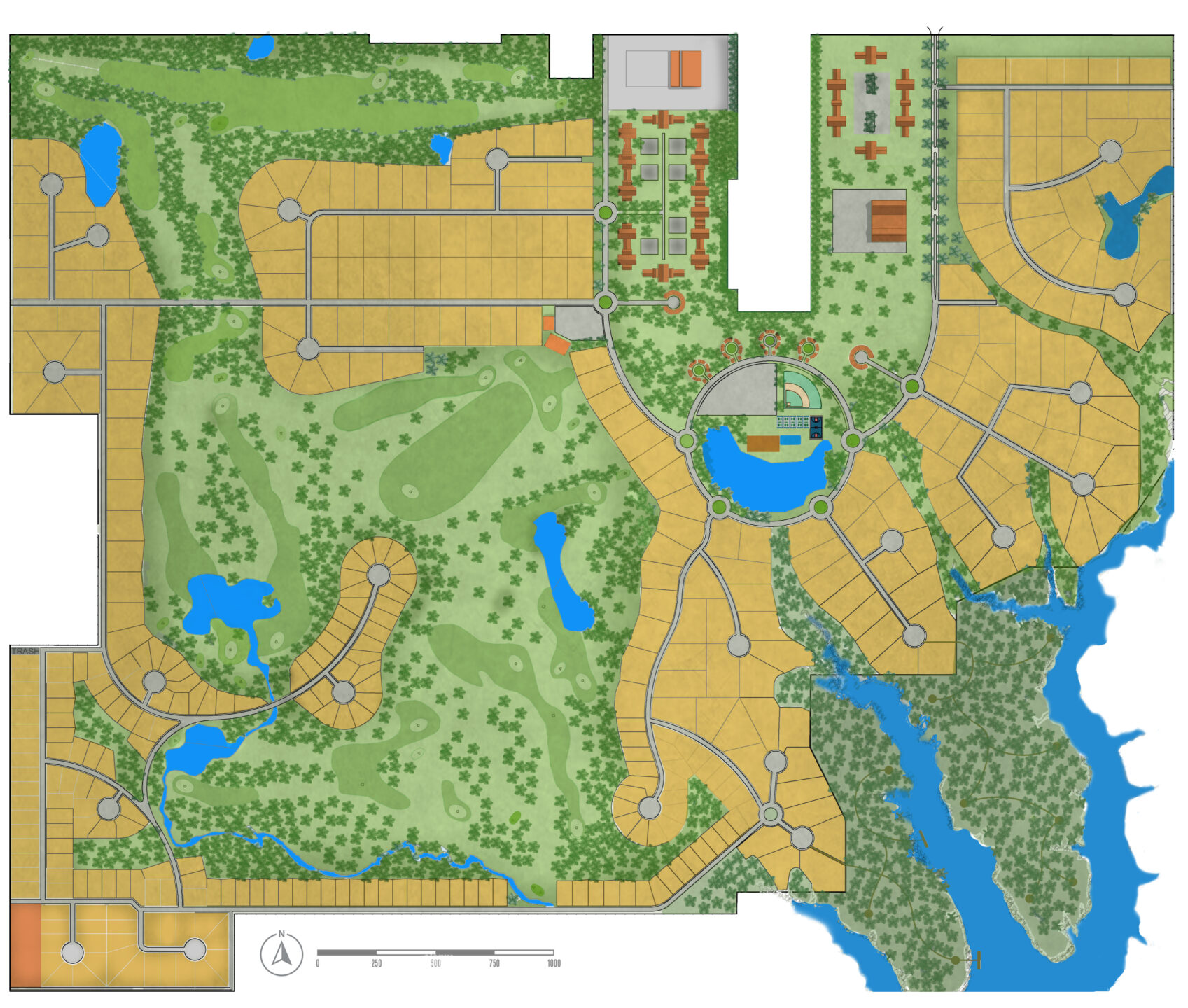 Nine Oak master site plan